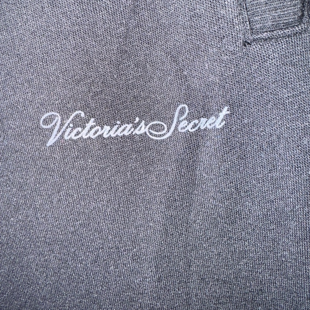 Victoria's Secret Black wide leg sweat pants